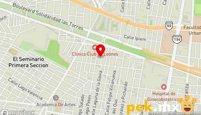 mapa de Electricista Plomero LUMACK Persona de mantenimiento en Toluca de Lerdo