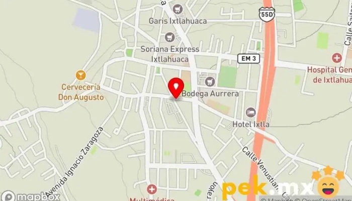 mapa de Electricista recidencial, industrial y todo ambito de iluminacion Electricista en Toluca de Lerdo