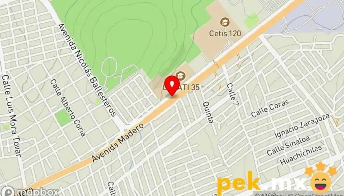 mapa de ELECTRICISTA Y PLOMERÍA PÉREZ Servicio de instalación eléctrica en Morelia