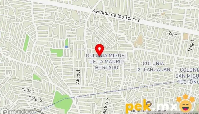 mapa de ELECTRICISTA Y PLOMERO Electricista en Iztapalapa, Ciudad de México