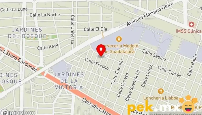 mapa de Electricistas a Domicilio 24 hrs Grupo Electrico MG cerca de Zapopan Electricista, Albañil, Servicio de instalación eléctrica, Herrero, Pintor, Fontanero, Proveedor de equipos de iluminación de escenarios en Guadalajara