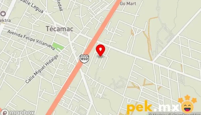 mapa de Electricistas  en Tecámac de Felipe Villanueva