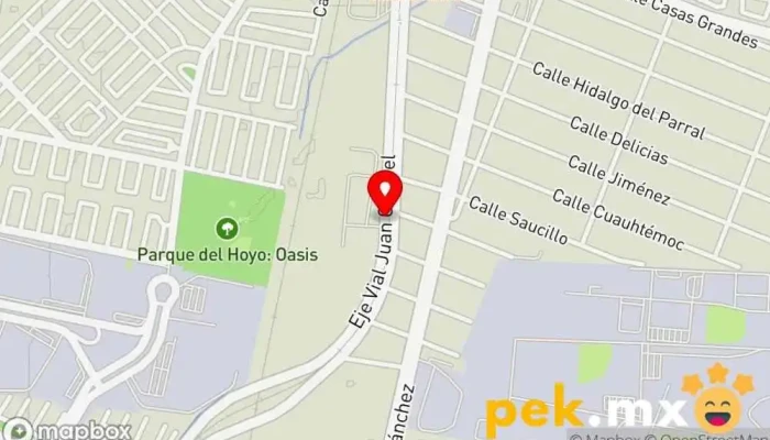 mapa de Electricistas y Climas de Juárez Ingeniero eléctrico en Juárez
