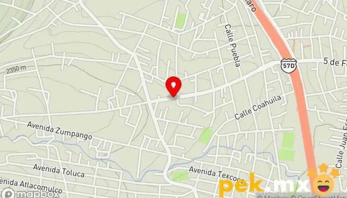 mapa de Electrico Automotriz Arturin Taller de automóviles en Ejido de Coyotepec