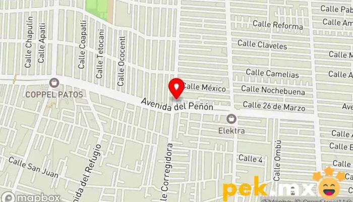 mapa de ELÉCTRICO AUTOMOTRIZ CASTILLO Taller de reparación de automóviles en Chimalhuacán