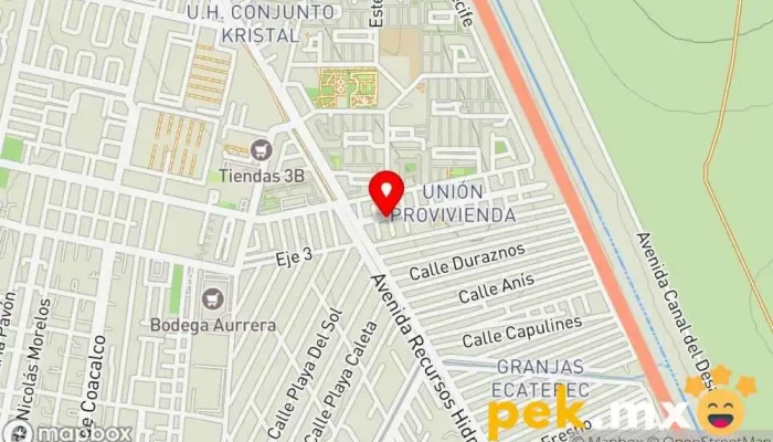 mapa de Eléctrico automotriz halcón Servicio de reparación de sistemas eléctricos para automóviles en Alborada Jaltenco