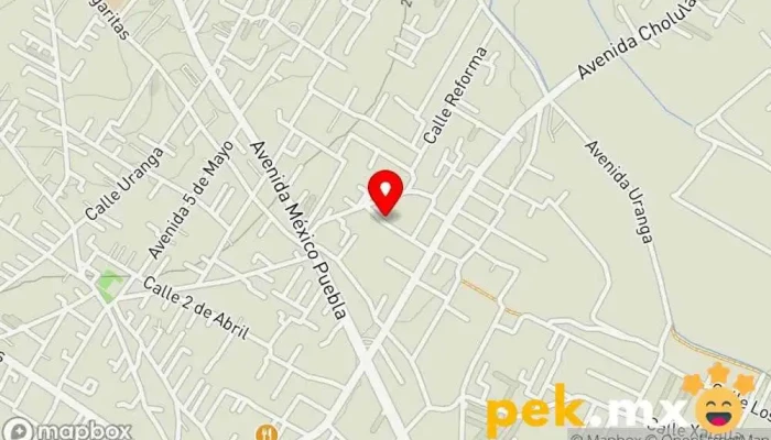 mapa de Electrico Diaz Instalaciones Electricas Contratista de servicios públicos en La Trinidad Chautenco
