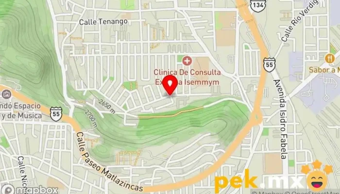mapa de Eléctrico  en Toluca de Lerdo