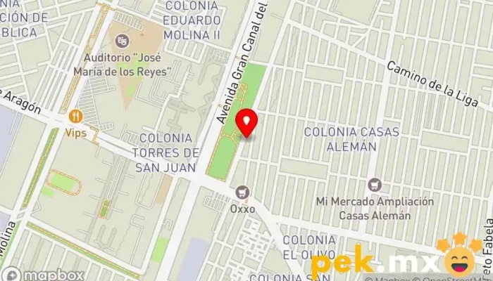 mapa de ELECTRICO Electricista en Gustavo A. Madero, Ciudad de México