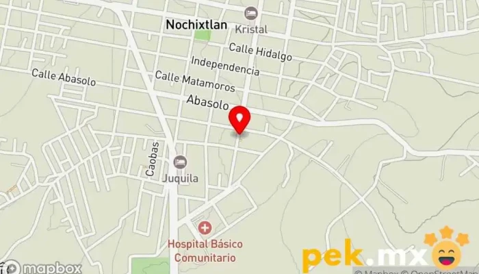 mapa de Electrico Rodríguez Servicio de reparación de sistemas eléctricos para automóviles en Asunción Nochixtlán