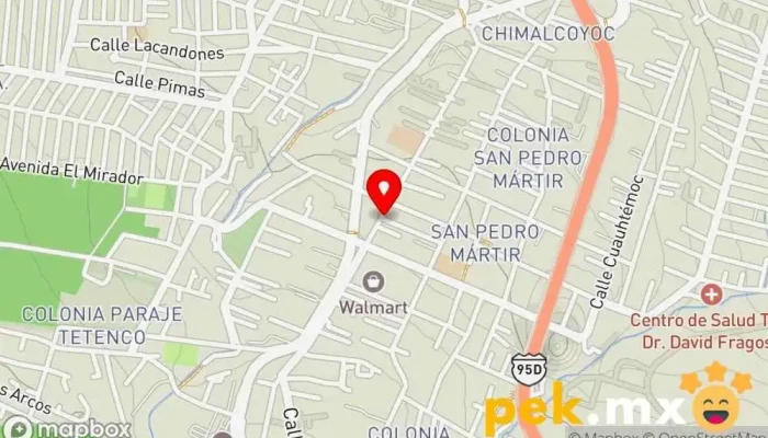 mapa de Eléctrico San Pedro Servicio de reparación de sistemas eléctricos para automóviles en Tlalpan, Ciudad de México