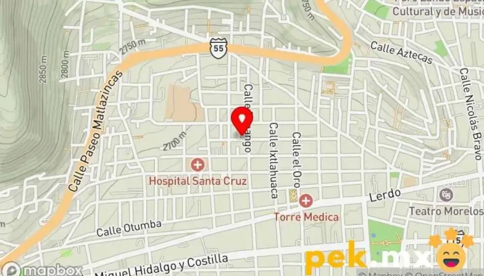 mapa de Electrificaciones García Servicio de instalación eléctrica en Toluca de Lerdo