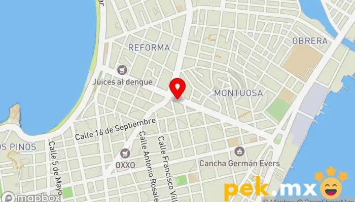 mapa de Electrimax_ Ferretería en Mazatlán