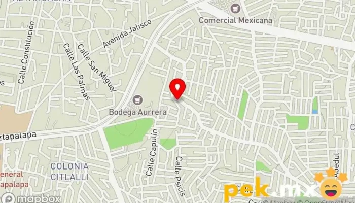mapa de Electrinstalacion Electricista en Iztapalapa, Ciudad de México
