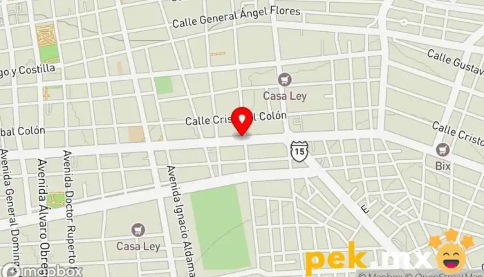 mapa de Electrisa Servicio de instalación eléctrica en Culiacán Rosales