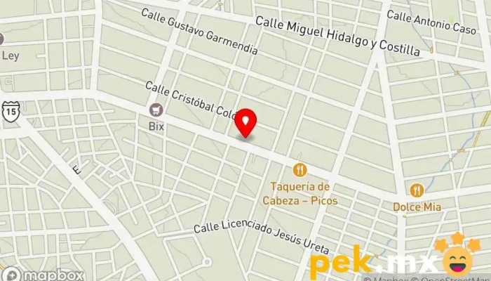 mapa de ELECTRISA Tienda de electricidad en Culiacán Rosales