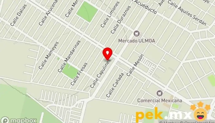mapa de Electro Distribuidora Barrón Suc. Ojo de Agua Comercio, Tienda de electricidad, Ferretería, Tienda de iluminación, Tienda de material sanitario en Ojo de Agua