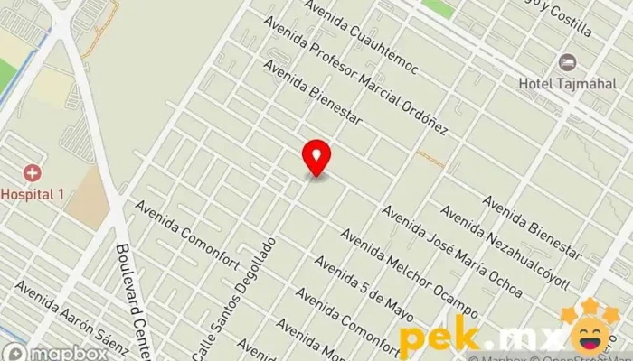 mapa de Electro Instalaciones Corporativo S. C. Proveedor de servicios de telecomunicaciones, Tienda de electricidad, Contratista general en Los Mochis