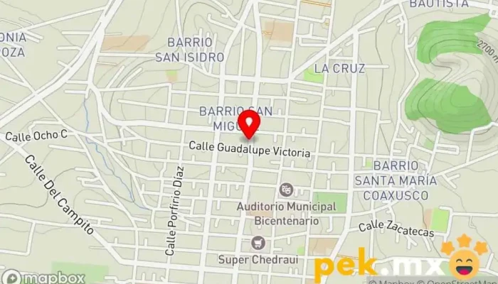 mapa de Electro Laser Tienda de electricidad en Capulhuac de Mirafuentes