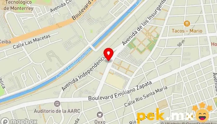 mapa de Electro Materiales Sensa Tienda de electricidad en Culiacán Rosales