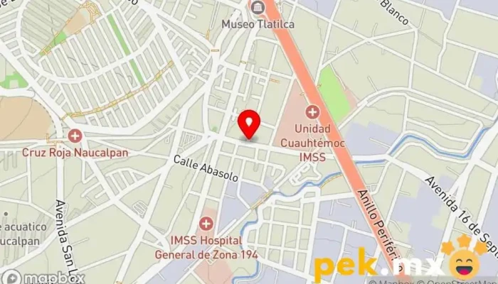 mapa de Electro Servicios S. Servicio de instalación eléctrica, Consultora de administración empresarial, Fabricante de artículos electrónicos en Naucalpan de Juárez