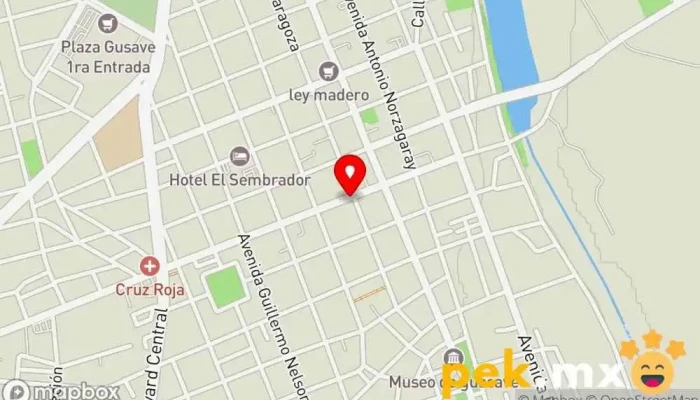 mapa de Electrónica Óscar Tienda de electrónica en Guasave