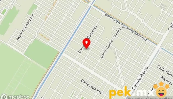 mapa de ELECTRONICA PALOMARES Electricista en Los Mochis