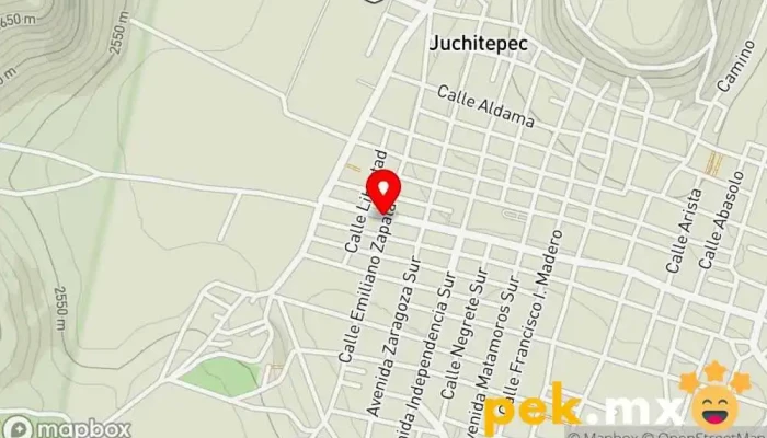 mapa de Electrónica y Reparación de pantallas juchitepec  en México