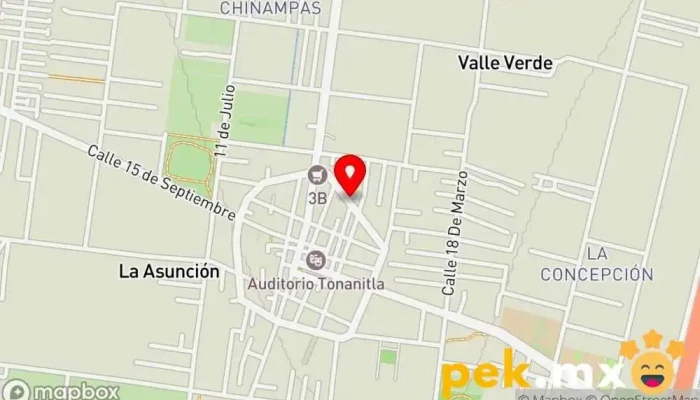 mapa de Electrónica Y Servicio Número 1 Servicio de reparación de electrodomésticos en Santa María Tonanitla
