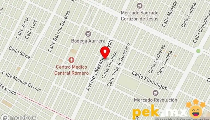 mapa de Electronica Zuñiga Electricista en Cdad. Nezahualcóyotl