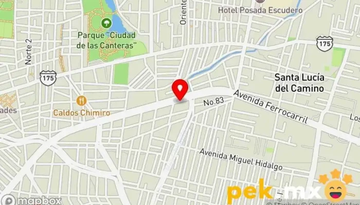 mapa de Eléctrónico Mecánico Electricista, Taller mecánico en Santa Lucía del Camino