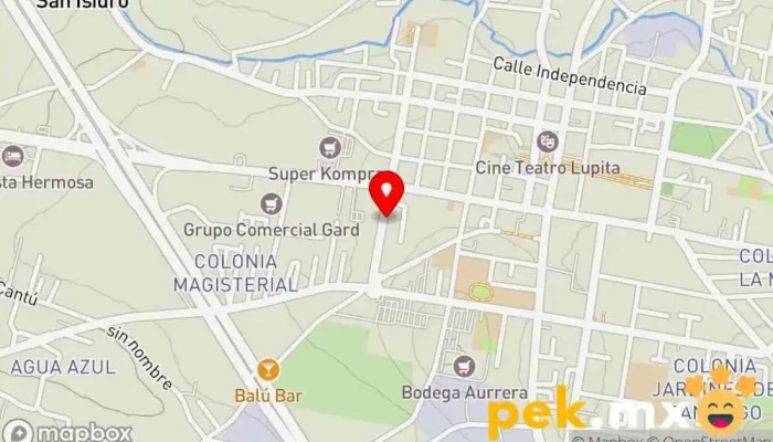 mapa de Electroret Electricista en Santiago Tianguistenco de Galeana