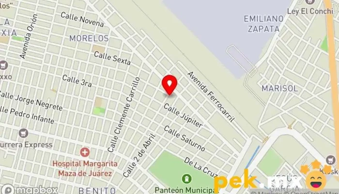 mapa de Electrotecnia del pacifico Electricista, Asesor en ingeniería, Persona de mantenimiento en Maatlan