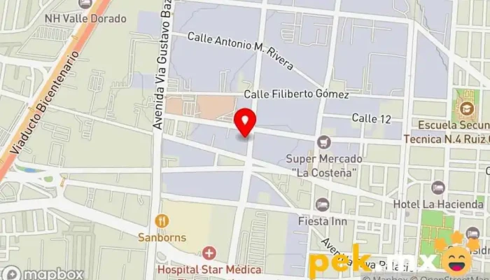 mapa de Elektron - Tlalnepantla Tienda de electricidad, Tienda de iluminación en Tlalnepantla