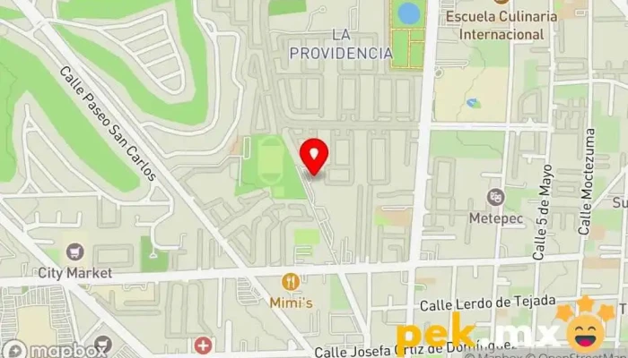 mapa de ELEMAC INSTALACIONES ELECTROMECANICAS Servicio de instalación eléctrica, Electricista en Metepec