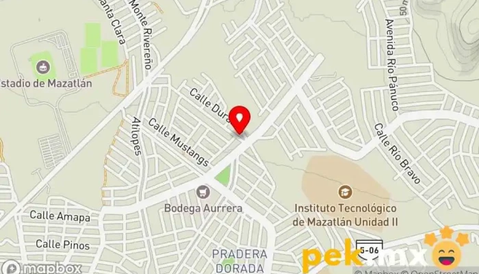 mapa de Elemf Electricista en Mazatlán