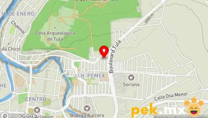 mapa de Emirco Premium Contratista, Herrero, Servicio de restauración de edificios, Ingeniero civil, Constructor de casas personalizadas, Electricista, Constructor, Pintura en Tula de Allende