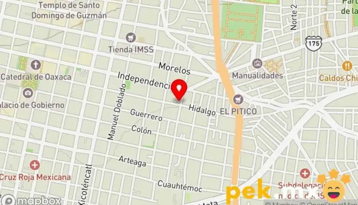 mapa de ENALTO solar Proveedor de equipos de energía solar en Oaxaca de Juárez