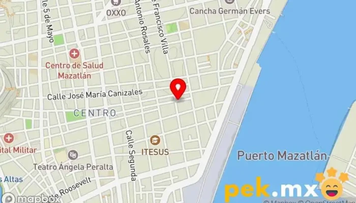 mapa de Equipos Y Servicios Electricos De Mazatlan Sa De Cv Tienda de electricidad en Mazatlán