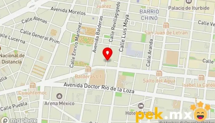 mapa de Escuela Mexicana de Electricidad - Plantel Centro Escuela técnica, Escuela en Cuauhtémoc, Ciudad de México