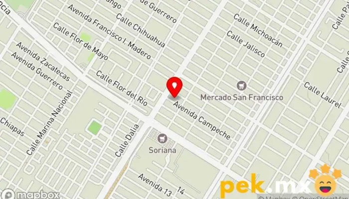 mapa de ESEL Ingenieria Eléctrica S.A. de C.V. Electricista en Los Mochis