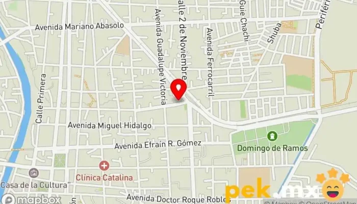 mapa de Ferre-Eléctrica Sibaja Ferretería en Juchitán de Zaragoza