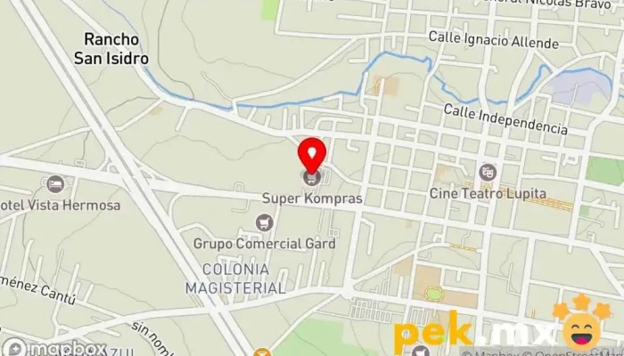 mapa de FerreKasa Galeana Ferretería, Tienda de electricidad, Tienda de artículos de fontanería en Santiago Tianguistenco de Galeana