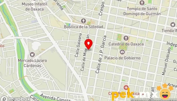 mapa de Ferreteria CRUCERO ELÉCTRICO 33 Tienda de herramientas, Proveedor de mangueras, Proveedor de máquinas de metal, Tienda de artículos de fontanería, Tienda de herramientas y troqueles en Oaxaca de Juárez