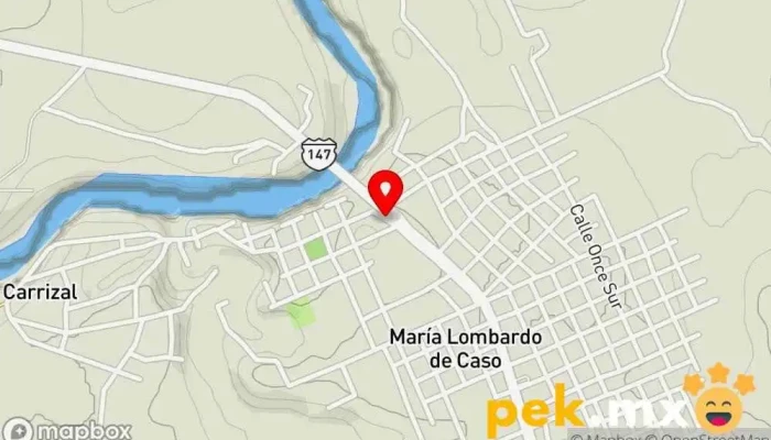 mapa de Ferretería Electroiman Tienda de electrónica en María Lombardo de Caso