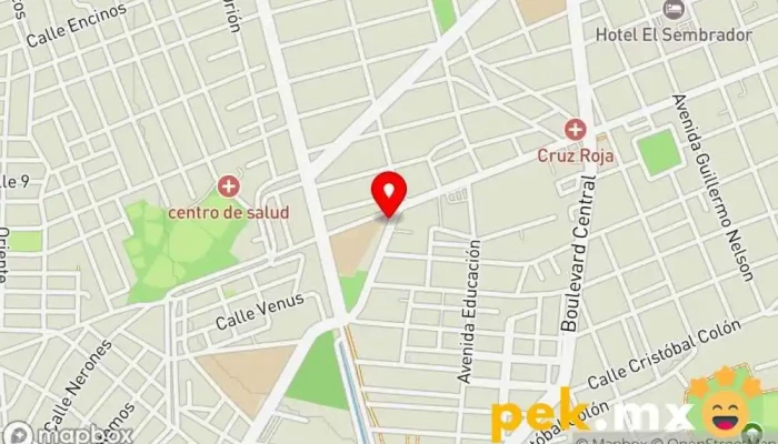 mapa de FERRETERIA VELKA Tienda de materiales para la construcción en Guasave
