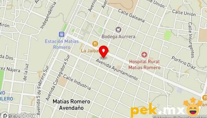 mapa de Fix Ferreterías Matías Romero Ferretería en Matías Romero Avendaño