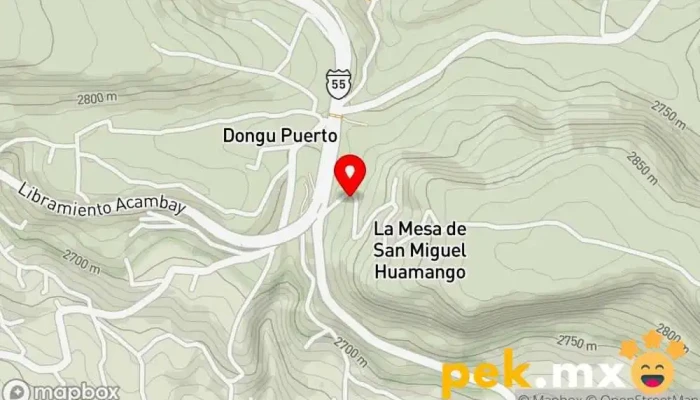 mapa de Flash electricoplomero Electricista en Villa de Acambay de Ruíz Castañeda