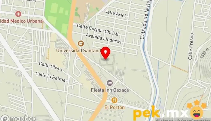 mapa de Fraccionamiento Jardines del Valle Condominio en Oaxaca de Juárez