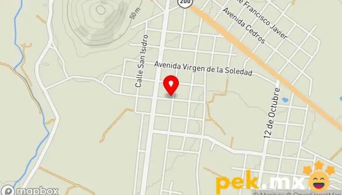 mapa de Frank fuentes Electricista en Chahuites